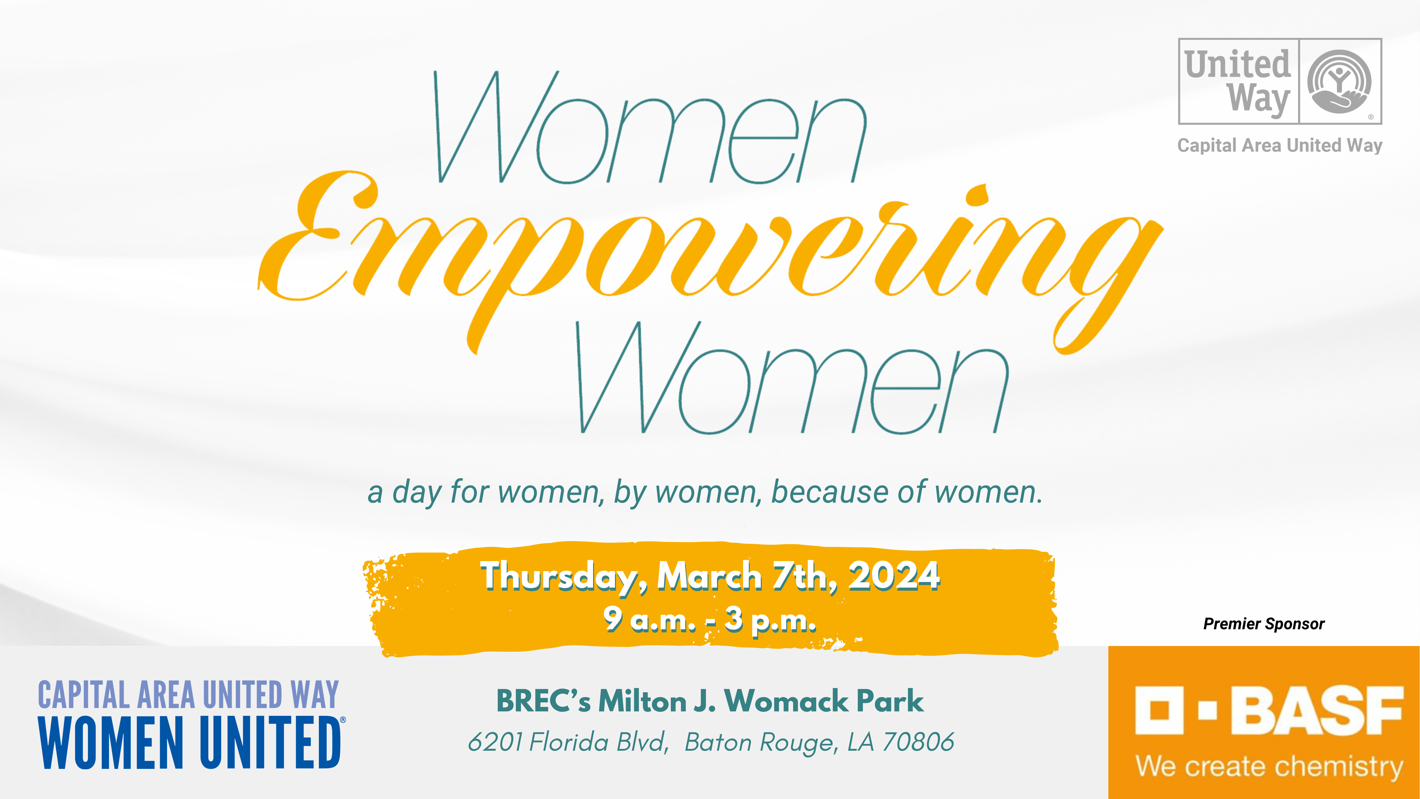 Save The Date for Women Empowering Women